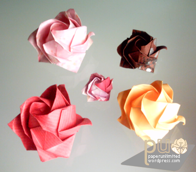 kawasaki origami rose