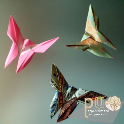 how to origami butterfly. origami: Y. Akira#39;s utterfly